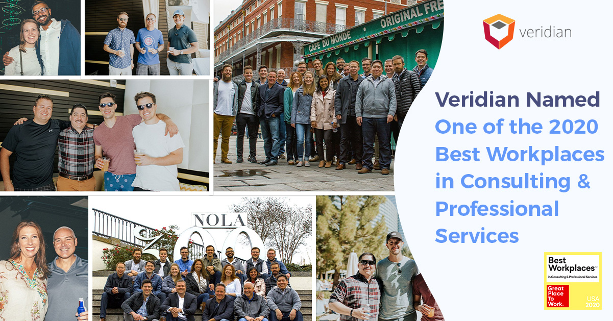 Veridian Named One of the Best Workplaces in Consulting & Professional Services