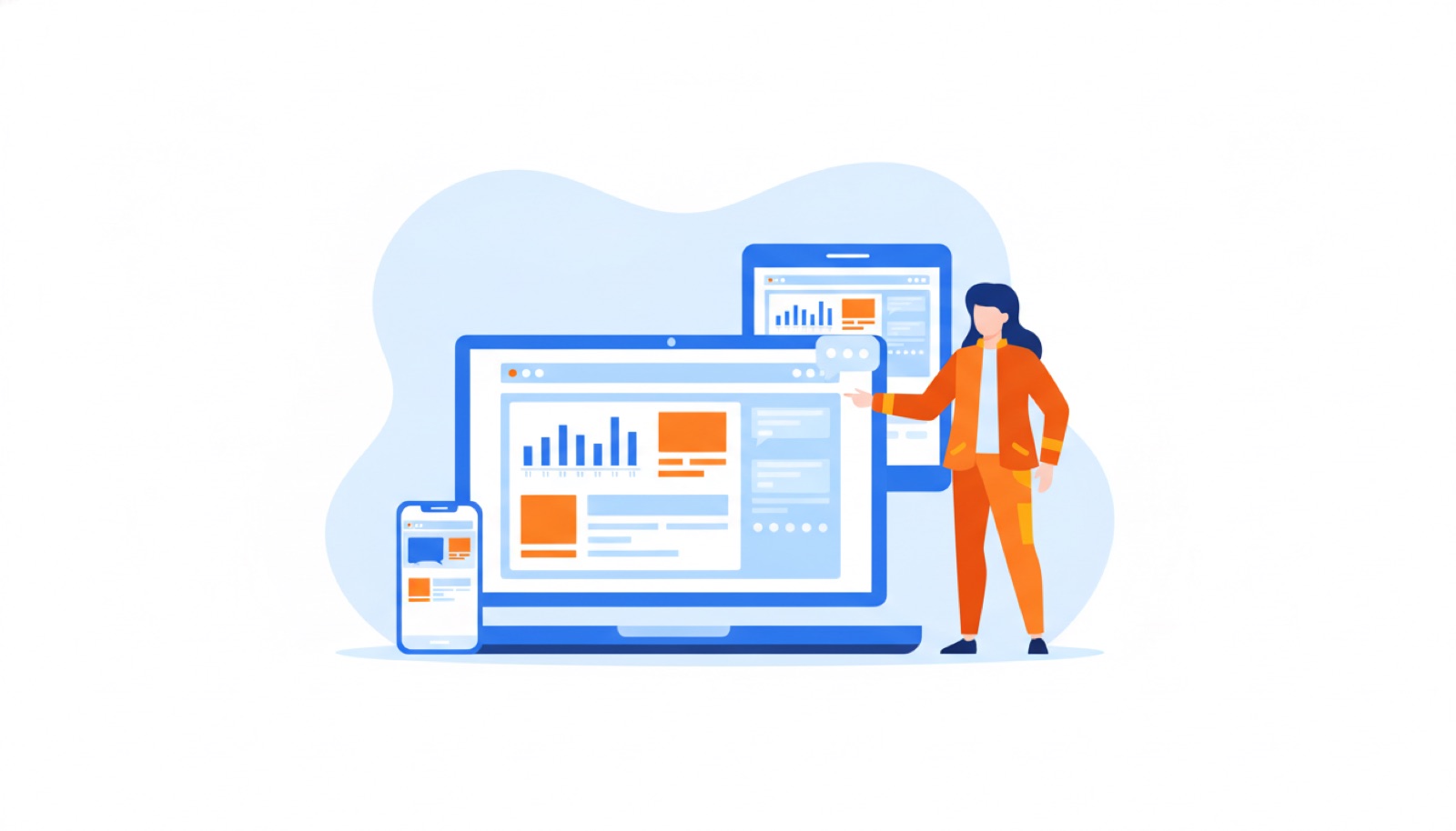 Activate dashboard on laptop, tablet and phone